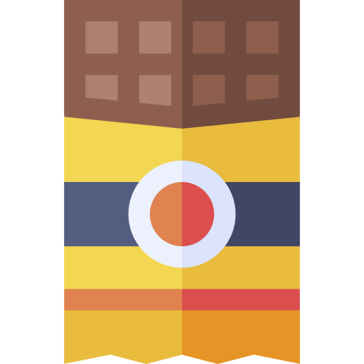 barra de chocolate icono gratis