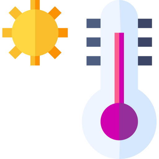 la temperatura icono gratis