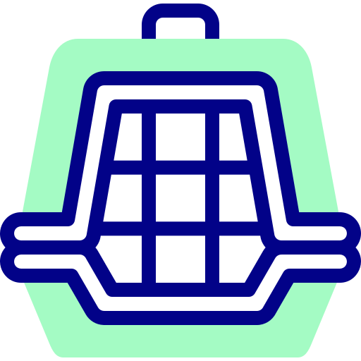 Pet carrier free icon
