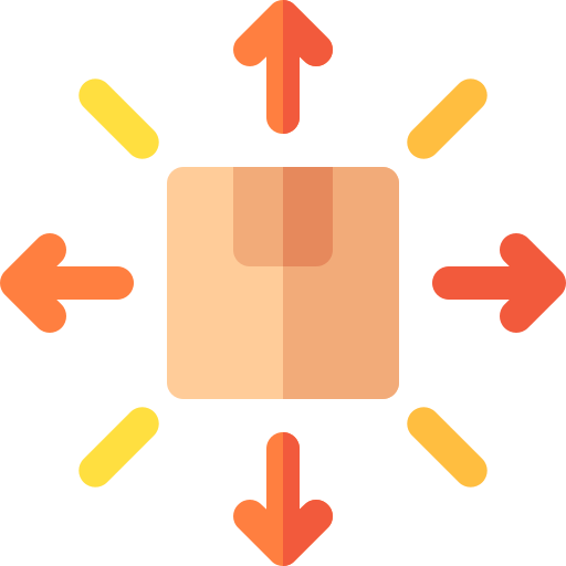 Distribution free icon