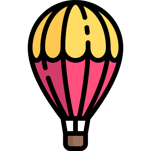 Hot air balloon free icon