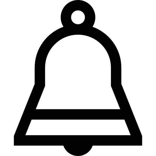 Bell Basic Straight Lineal icon