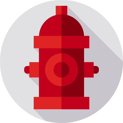 Hydrant Flat Circular Flat icon