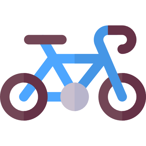 Bicycle Basic Rounded Flat icon