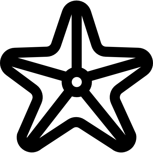 estrella de mar icono gratis