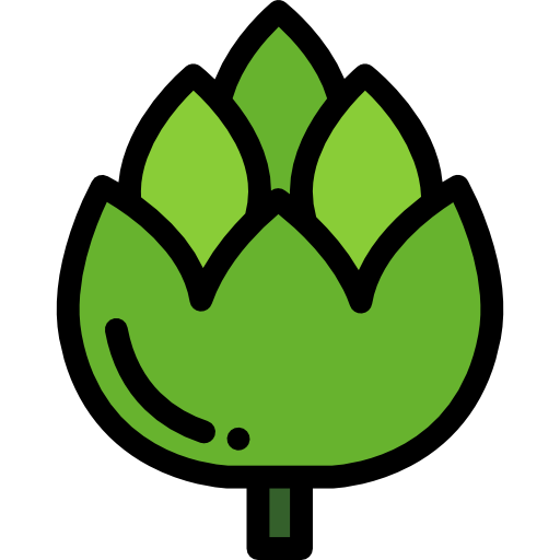 Artichoke Detailed Rounded Lineal color icon