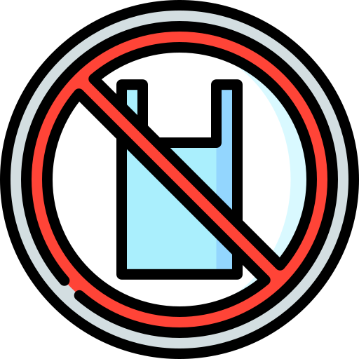 No plastic bags Special Lineal color icon