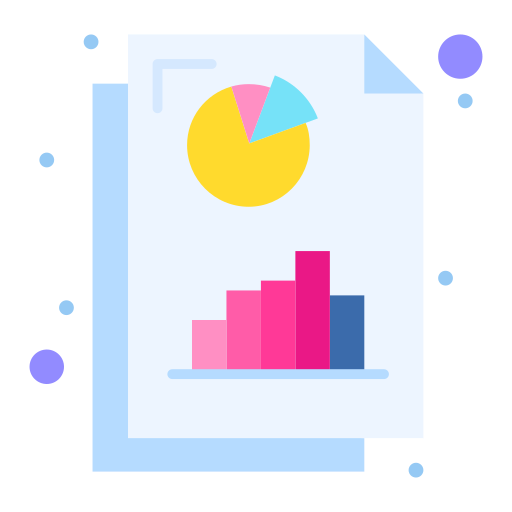 analítica de datos icono gratis