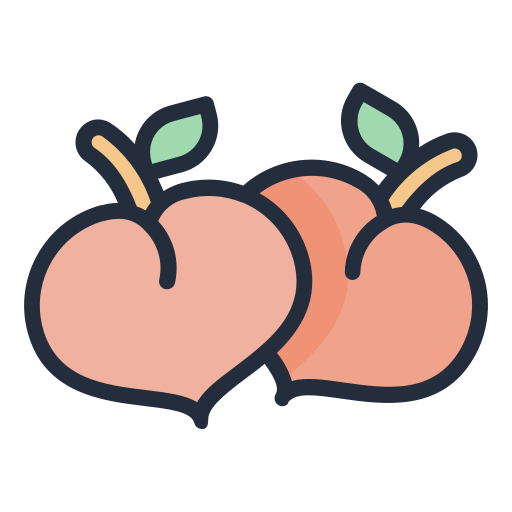 Peach Generic Outline Color Icon