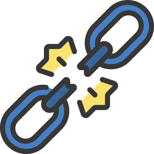 Broken link free icon Broken link free icon