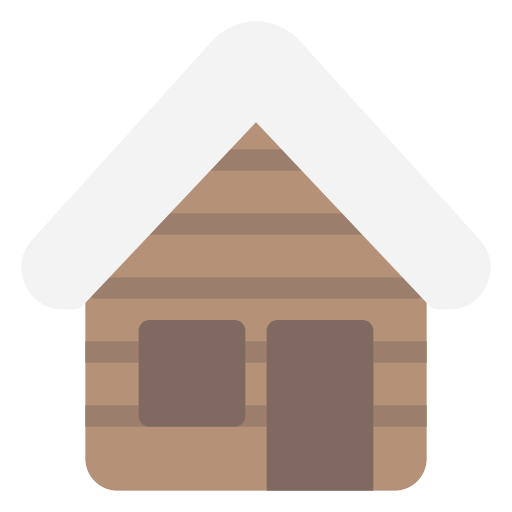 casa de madera icono gratis