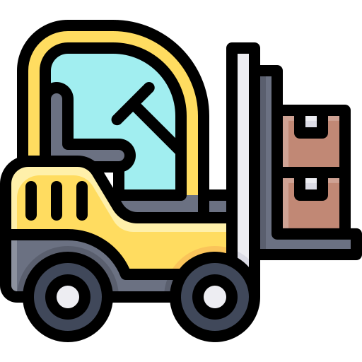 Forklift Generic Outline Color icon