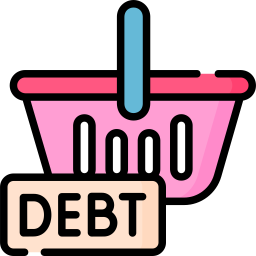 Debt free icon Debt free icon