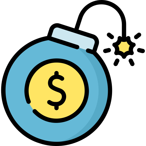 Debt free icon