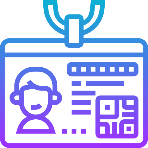 Identification card free icon Identification card free icon