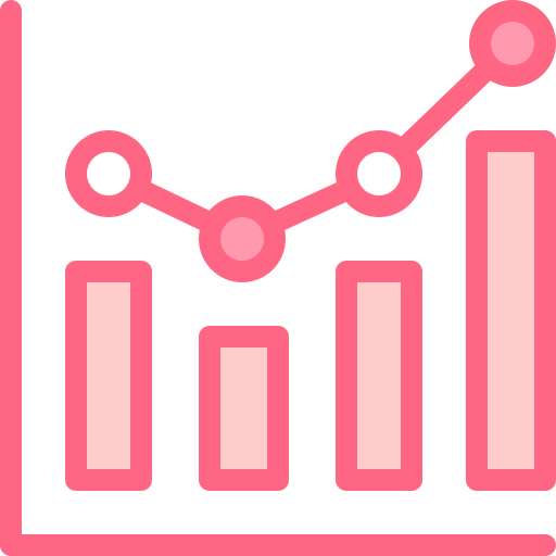 gráfico de barras icono gratis