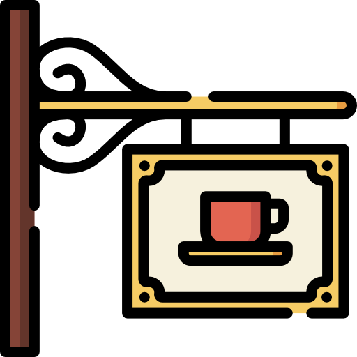 Coffee shop - Free food icons