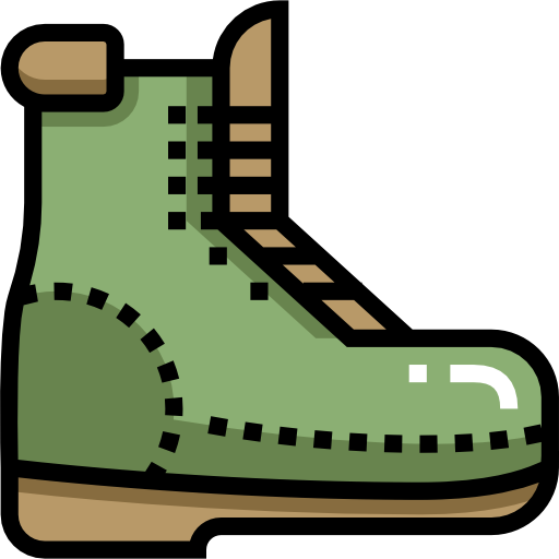 Boot Detailed Straight Lineal color icon