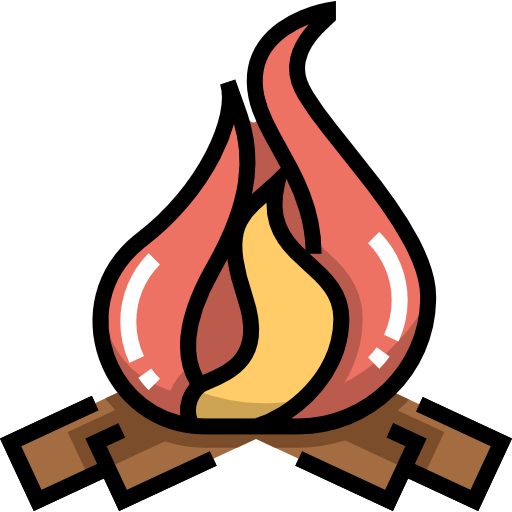 Campfire free icon