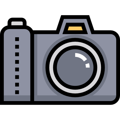 Photo camera Detailed Straight Lineal color icon