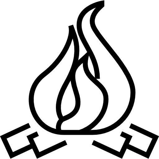 hoguera icono gratis