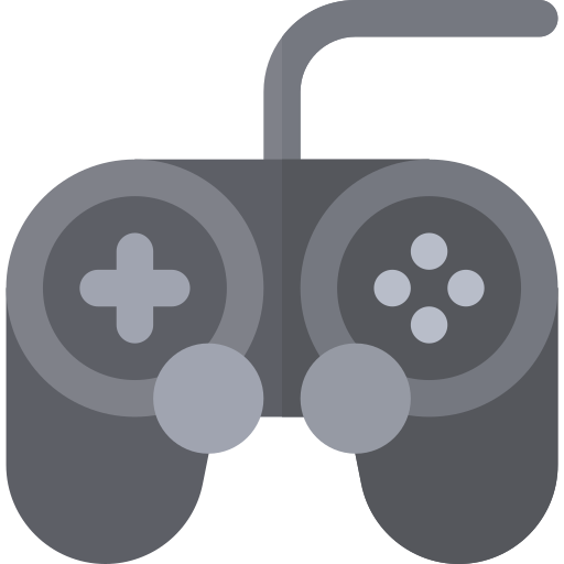 Game Console Basic Rounded Flat Icon