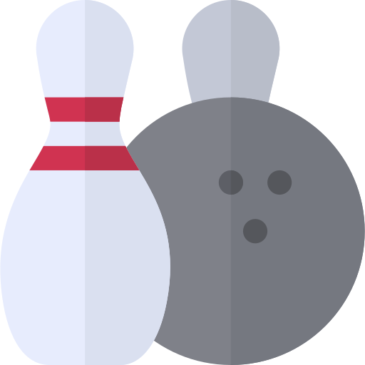 Bowling Basic Rounded Flat icon