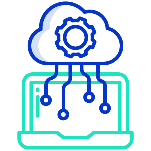 computación en la nube icono gratis