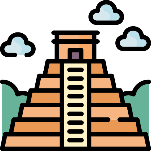 Pyramid Special Lineal Color Icon