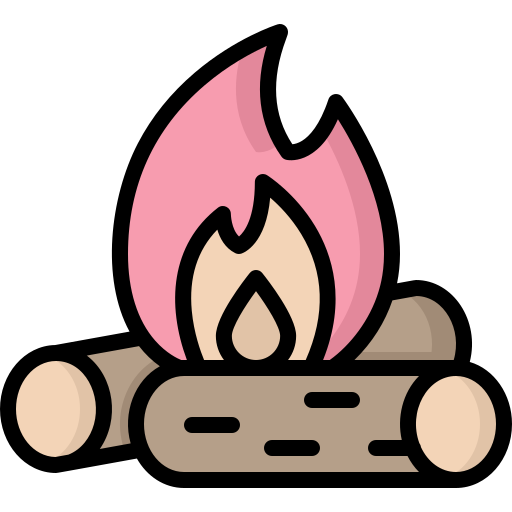 Campfire Bqlqn Lineal Color Icon