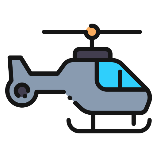 helicóptero icono gratis