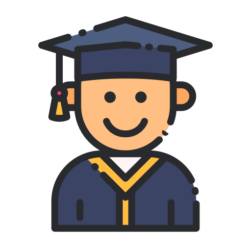 graduación icono gratis