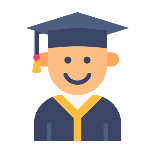 graduación icono gratis