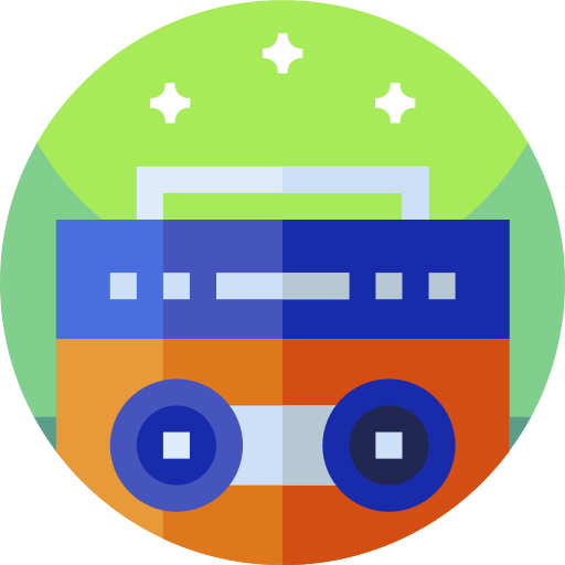 boombox icono gratis