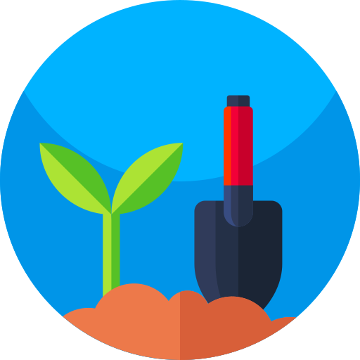 Planting Geometric Flat Circular Flat icon