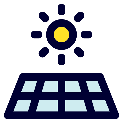 panel solar icono gratis