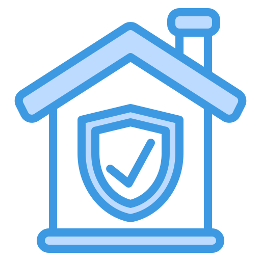 Home security Generic Blue icon