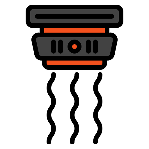 detector de humo icono gratis