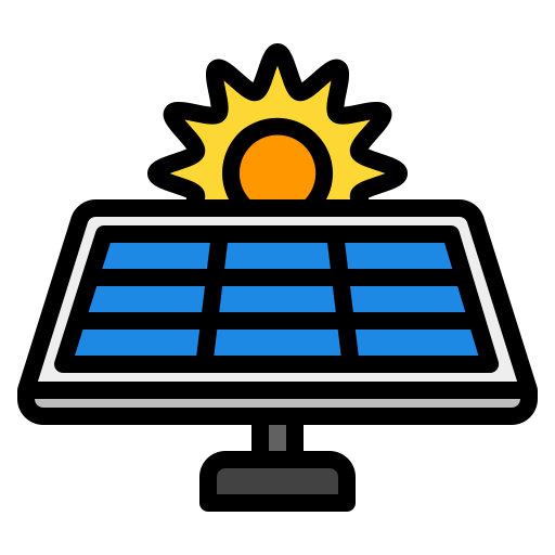 panel solar icono gratis