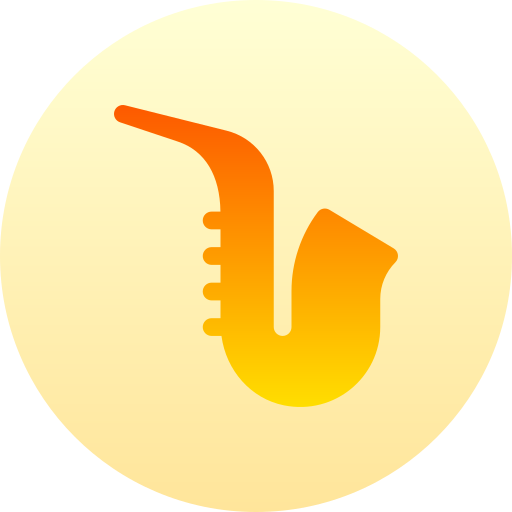 saxofón icono gratis