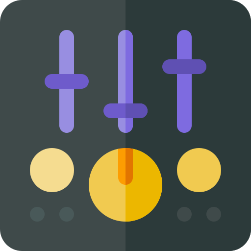 Amplifier Basic Rounded Flat Icon