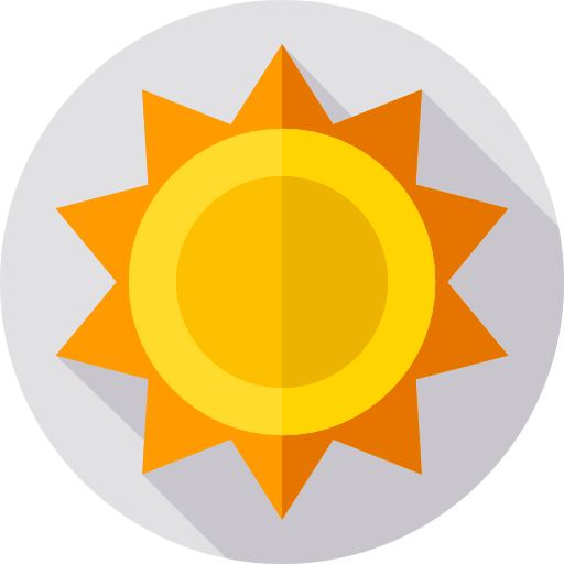 Sun free icon