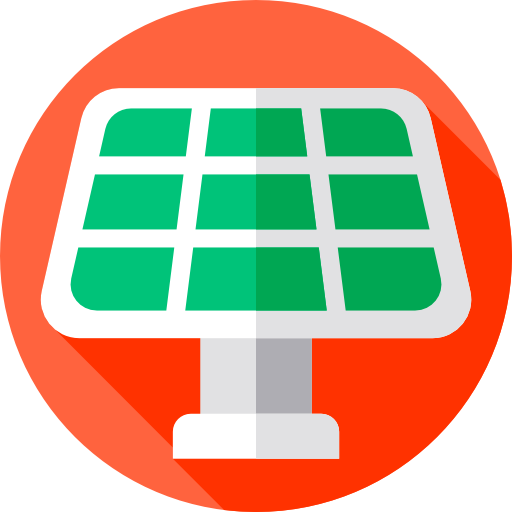 panel solar icono gratis