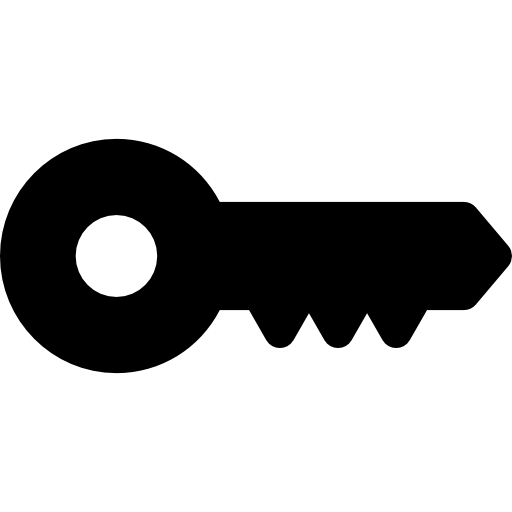 llave de la puerta icono gratis