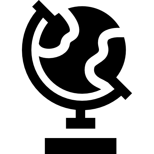 geografía icono gratis