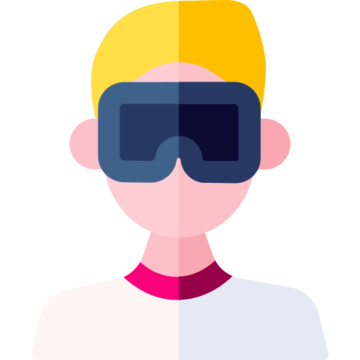 gafas de realidad virtual icono gratis