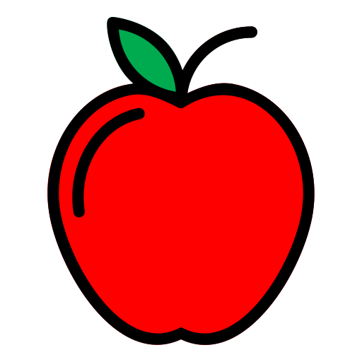 Apples Generic Outline Color Icon