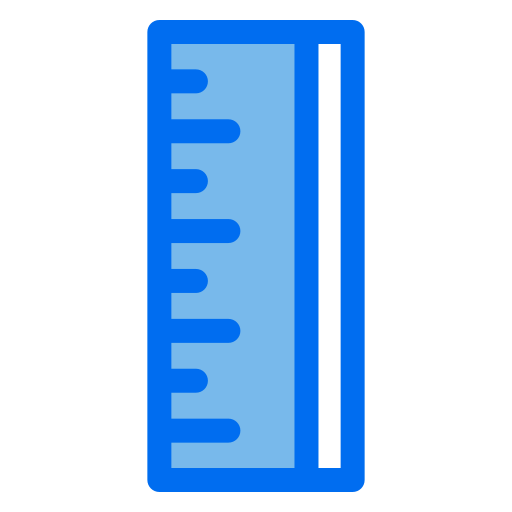 Ruler Generic Blue icon