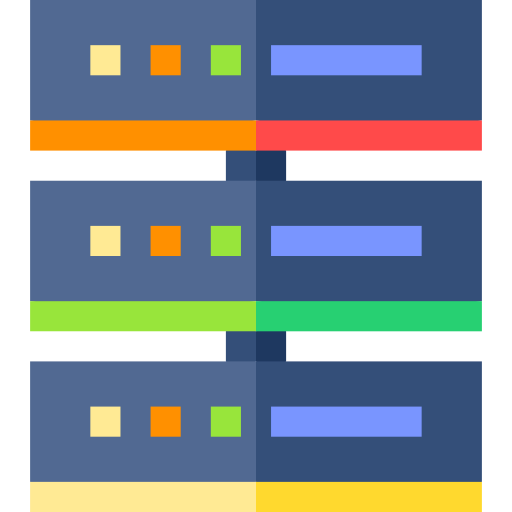 Database Basic Straight Flat icon