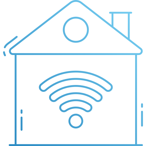 casa inteligente icono gratis